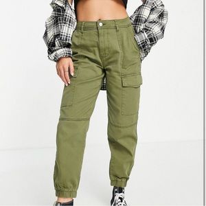Olive cargo pants